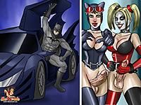 1168730 - Batman Batman_(series) Bruce_Wayne Catwoman DC Harley_Quinn SheAniMale.jpg